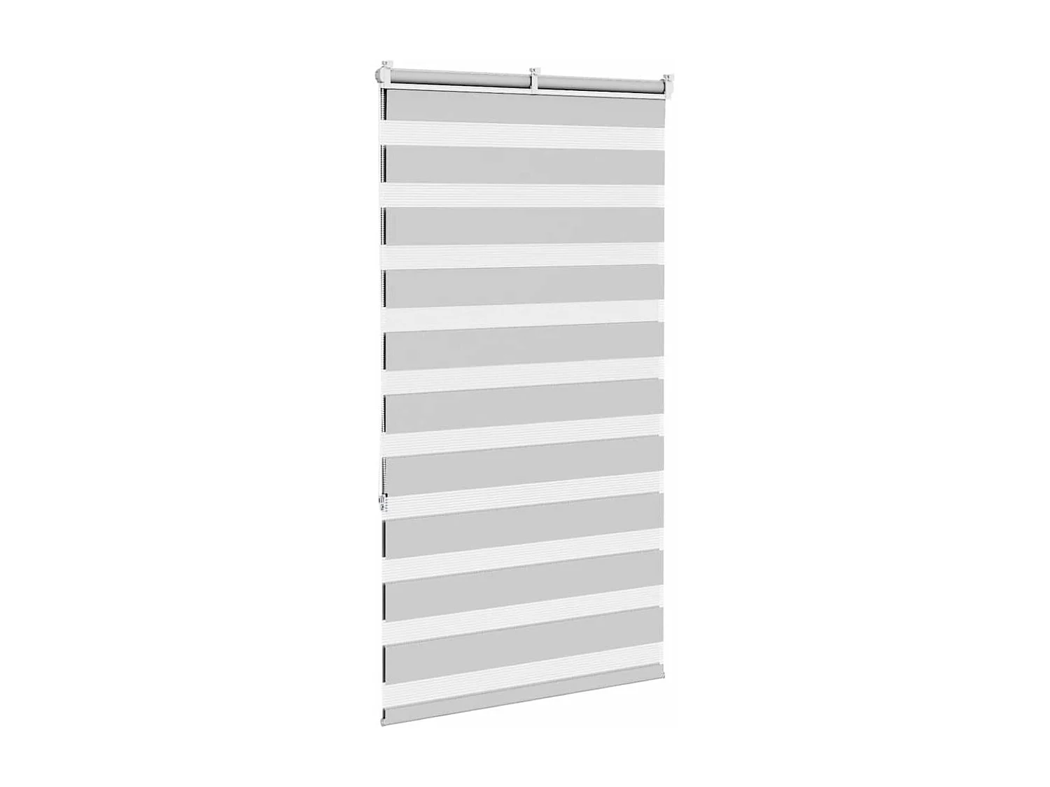 Store zèbre gris clair largeur du tissu 50,9 cm polyester