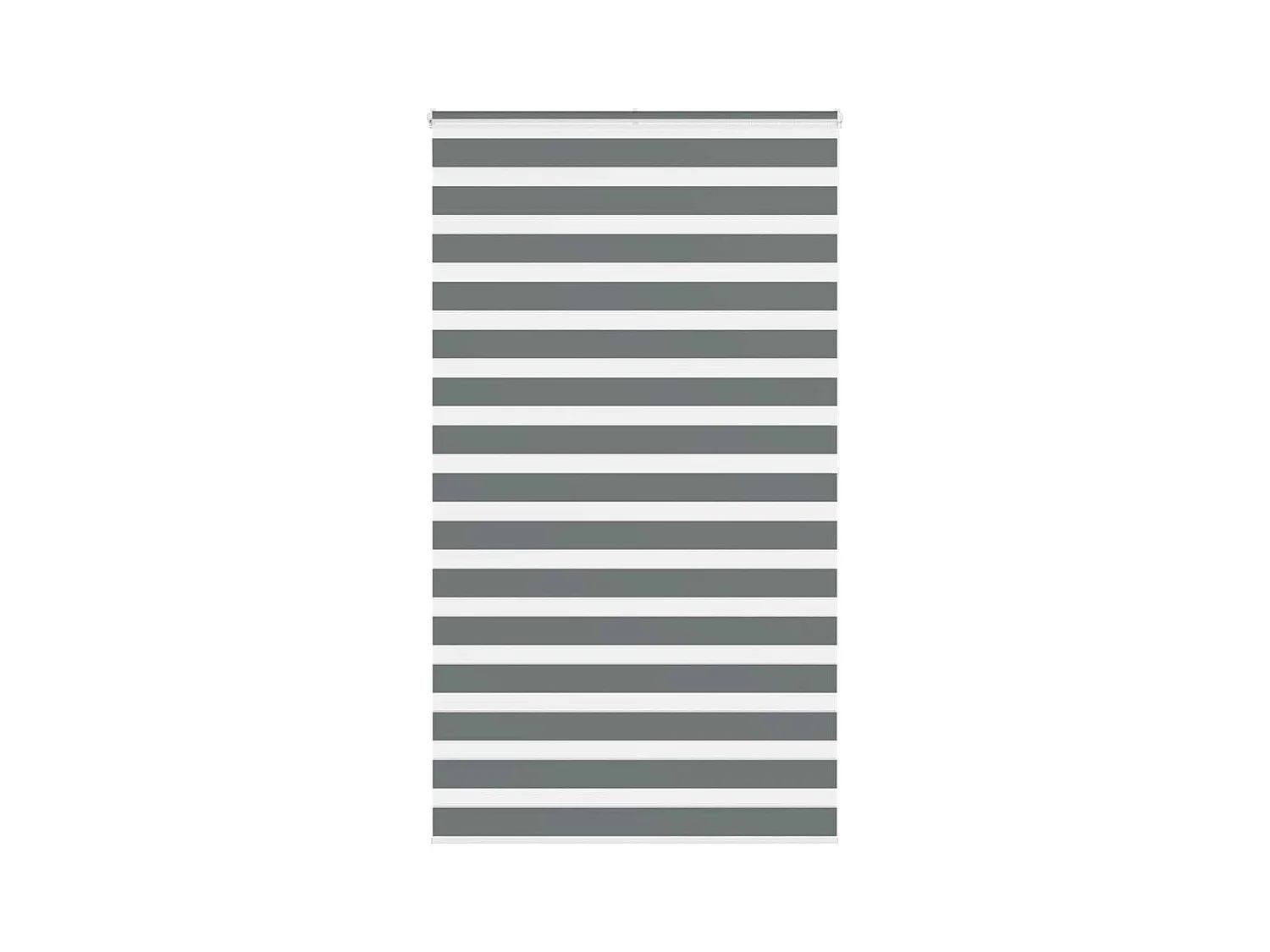 Store zèbre gris foncé largeur du tissu 120,9 cm polyester