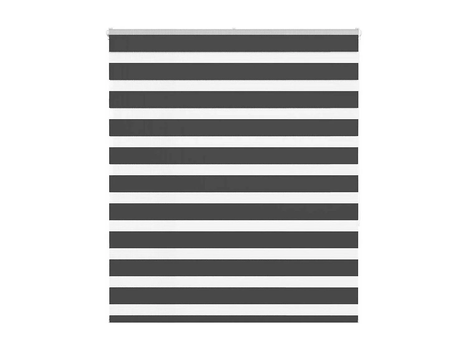 Store zèbre noir 135x150 cm largeur du tissu 130,9 cm polyester