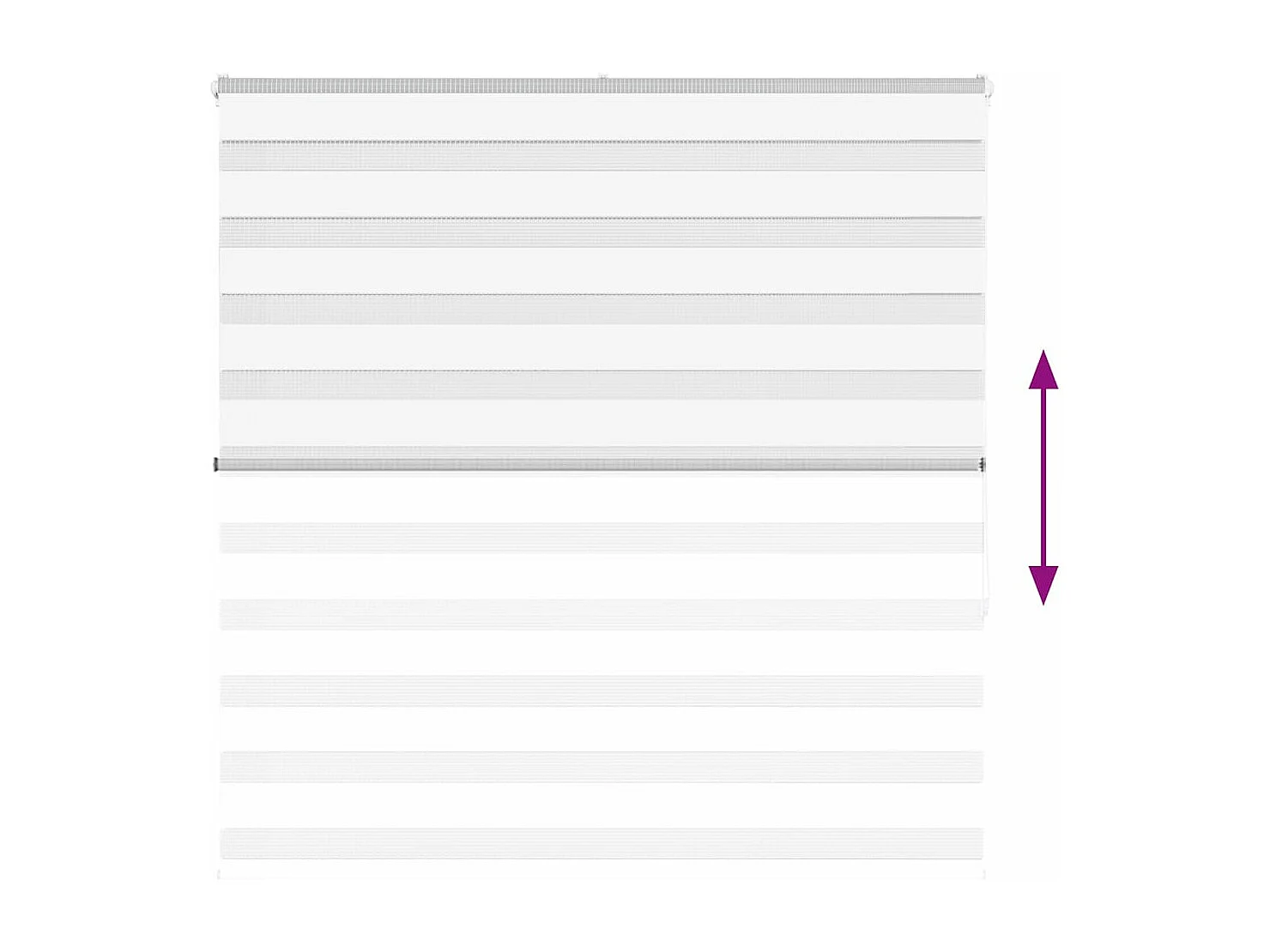 Cortina de zebra 150x150 cm largura do tecido 145,9cm poliéster