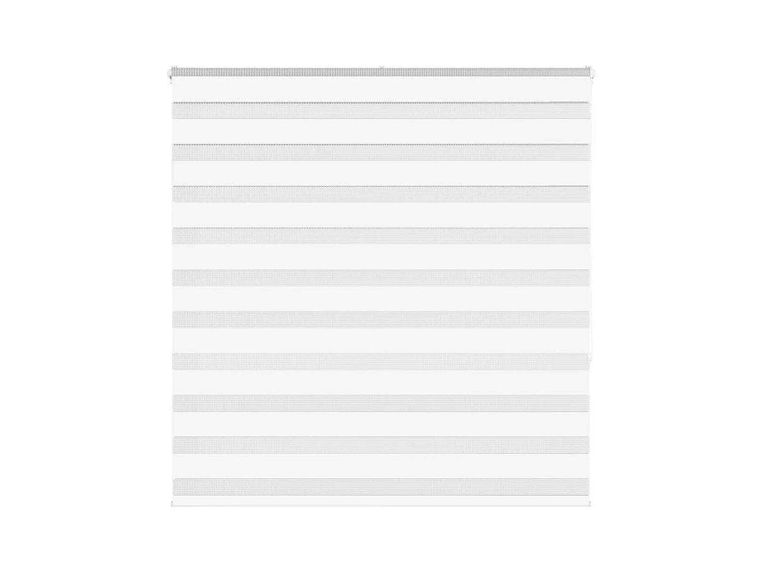 Store zèbre blanc 150x150 cm largeur du tissu 145,9cm polyester