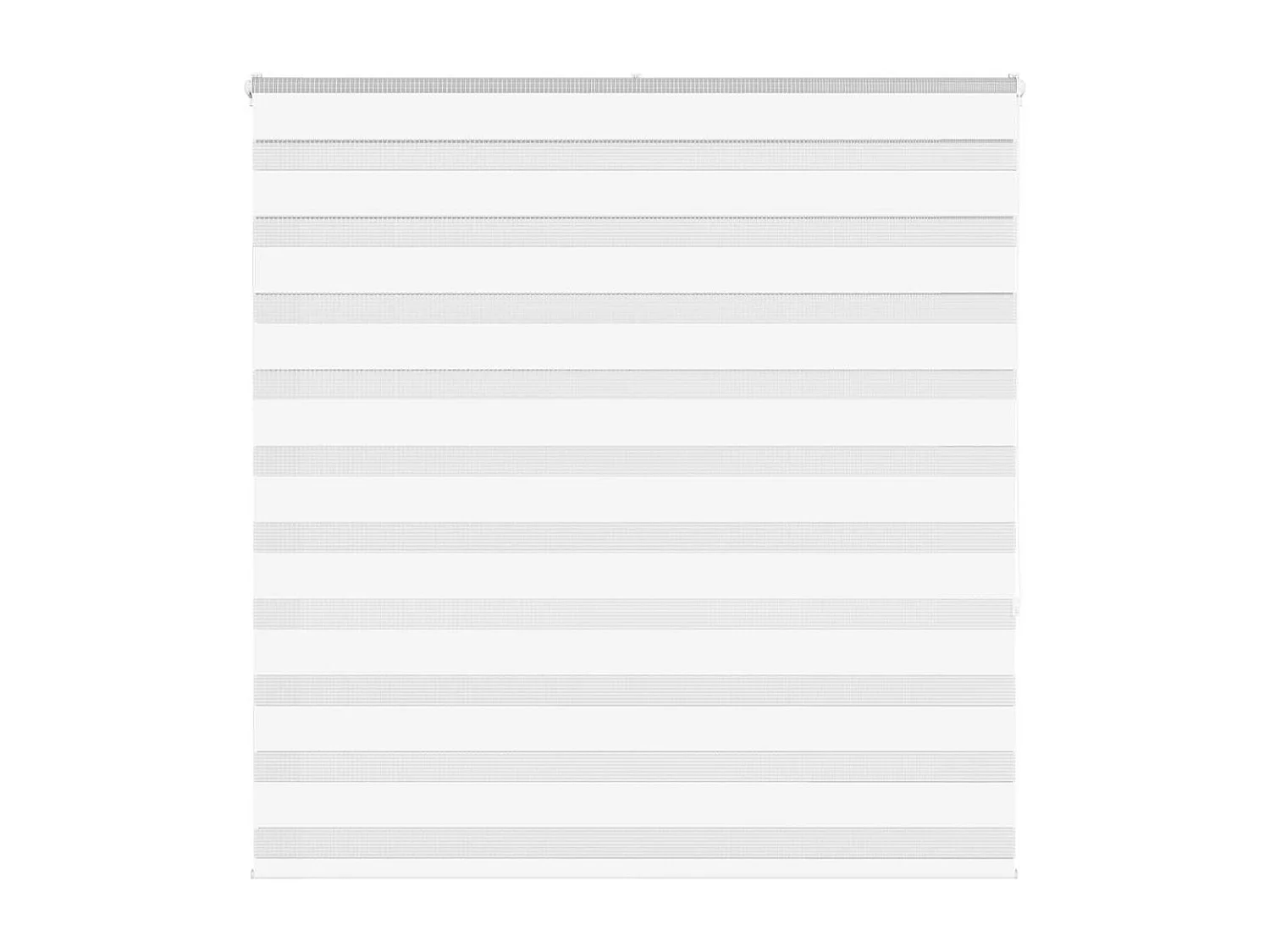 Store zèbre blanc 150x150 cm largeur du tissu 145,9cm polyester