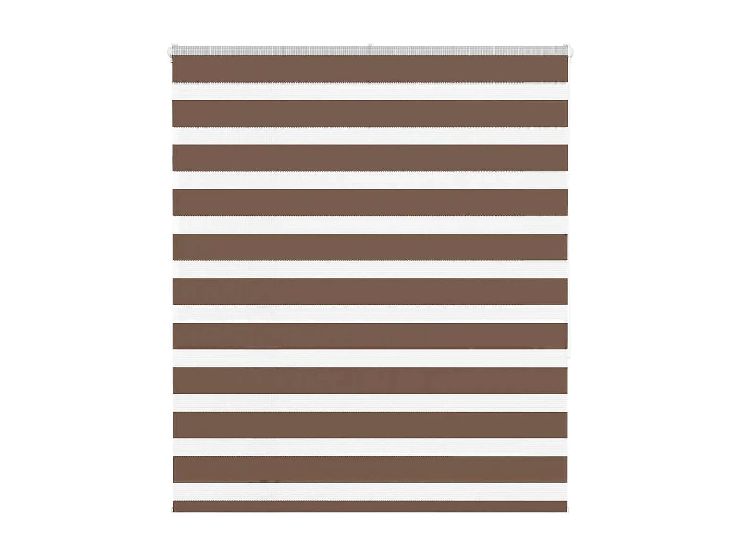 Store zèbre marron 125x150cm largeur du tissu 120,9cm polyester