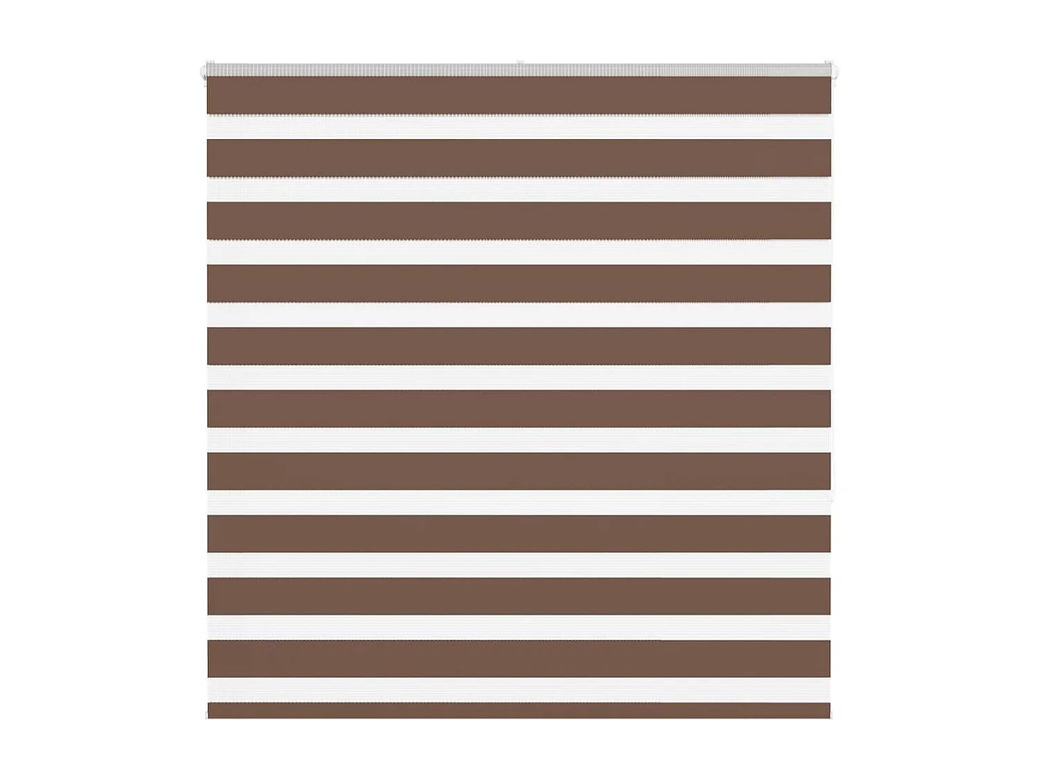 Store zèbre marron 150x150cm largeur du tissu 145,9cm polyester