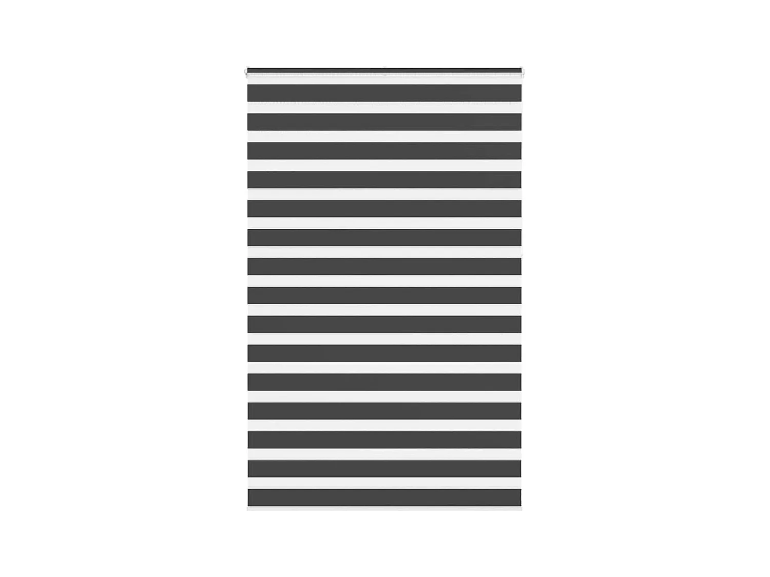 Zebra rolgordijn 140x230 cm stofbreedte 135,9 cm zwart