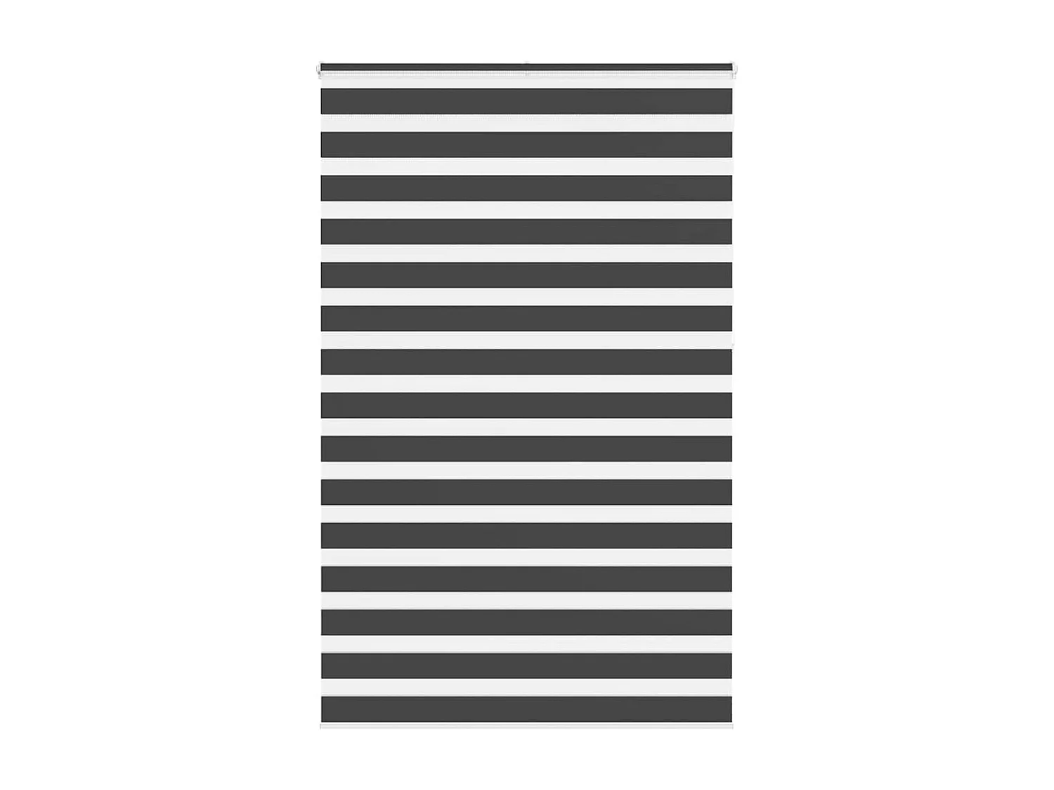 Store zèbre noir 140x230 cm largeur du tissu 135,9 cm polyester