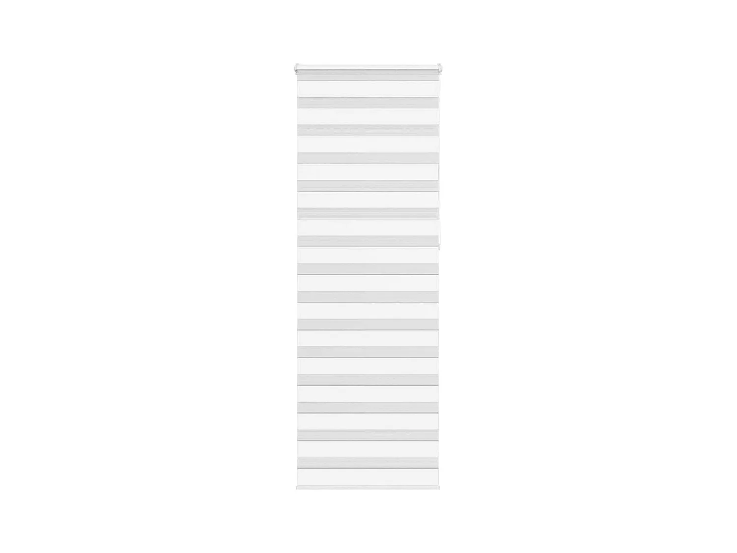 Zebra rolgordijn 75x230 cm stofbreedte 70,9 cm polyester wit