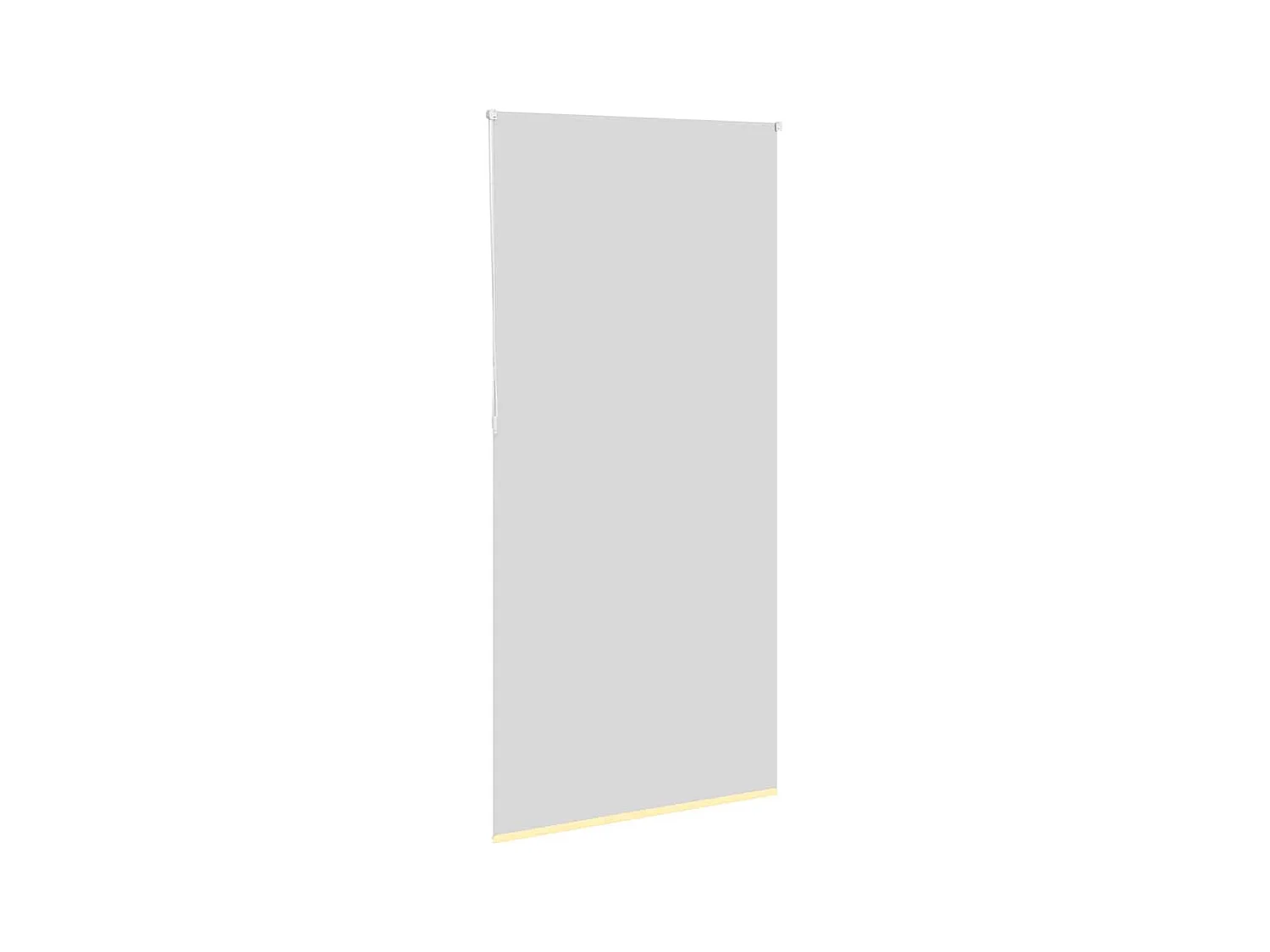 Store enrouleur occultant jaune largeur du tissu 105,7 cm