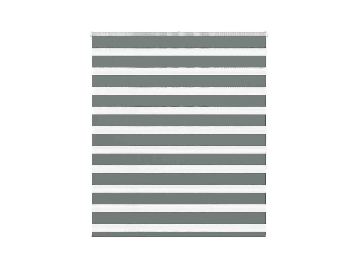 Store zèbre gris foncé largeur du tissu 125,9 cm polyester