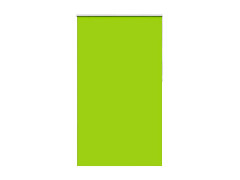 Estor Enrollable Opaco hojas verde 130x210cm Tela Ancho 126,6cm