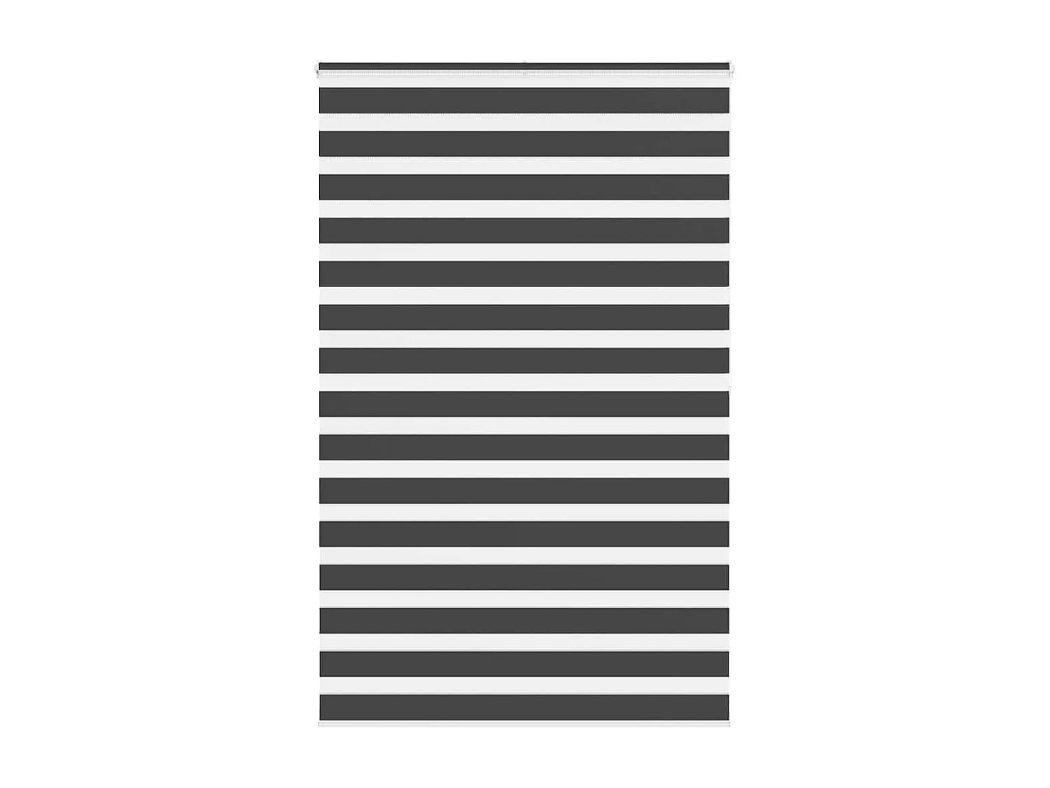 Store zèbre noir 145x200 cm largeur du tissu 140,9 cm polyester