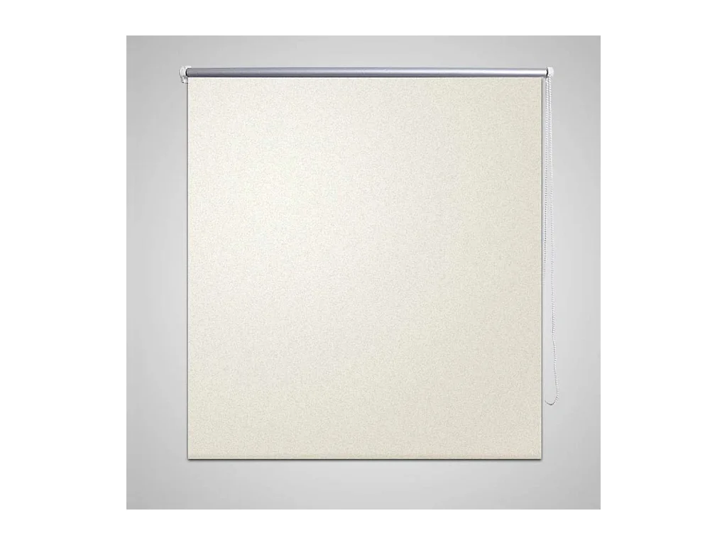 Store enrouleur occultant 120 x 230 cm crème