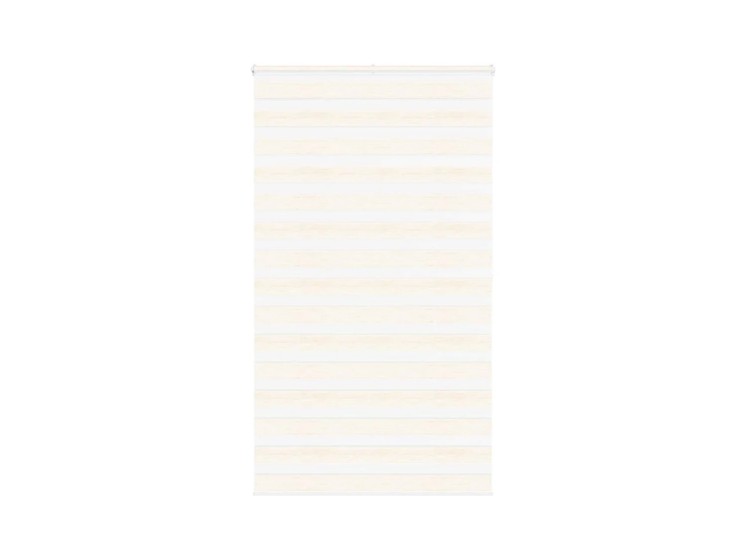 Zebra rolgordijn 125x200 cm stofbreedte 120,9 cm marmerbeige