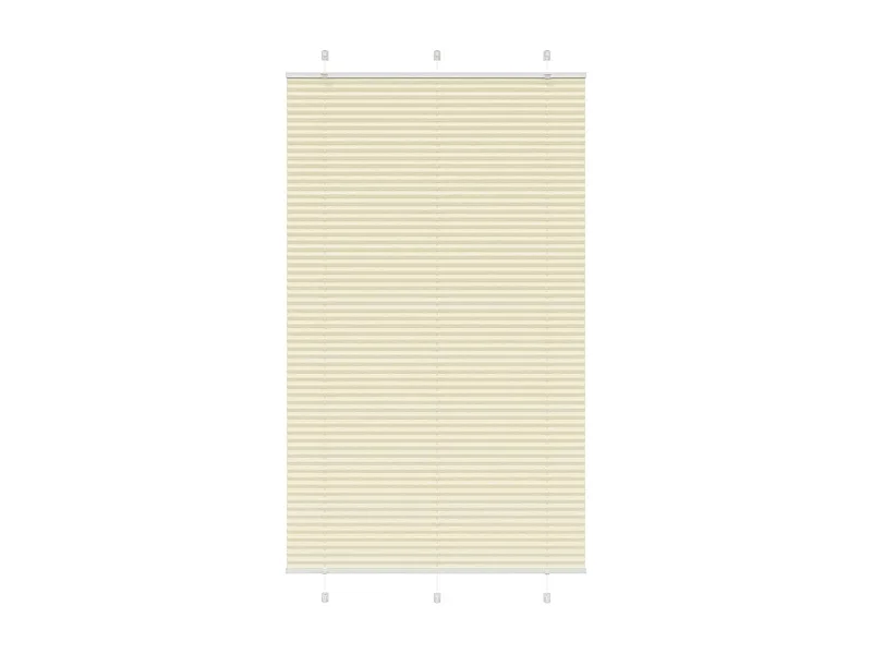 Store plissé crème 115x200cm largeur du tissu 114,4cm polyester