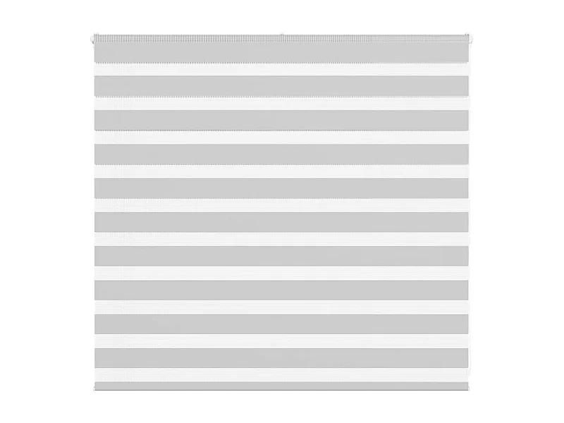 Estor cebra gris claro 155x100cm tejido ancho 150,9cm poliéster