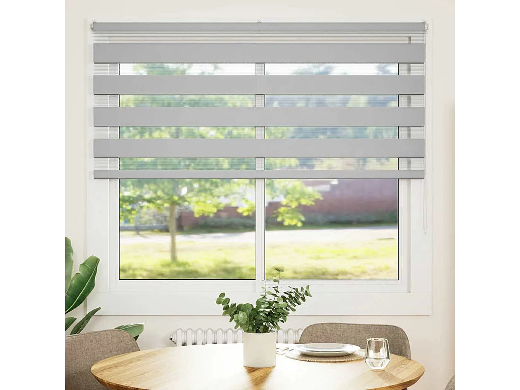 Cortina de zebra 155x100 cm largura do tecido 150,9cm poliéster