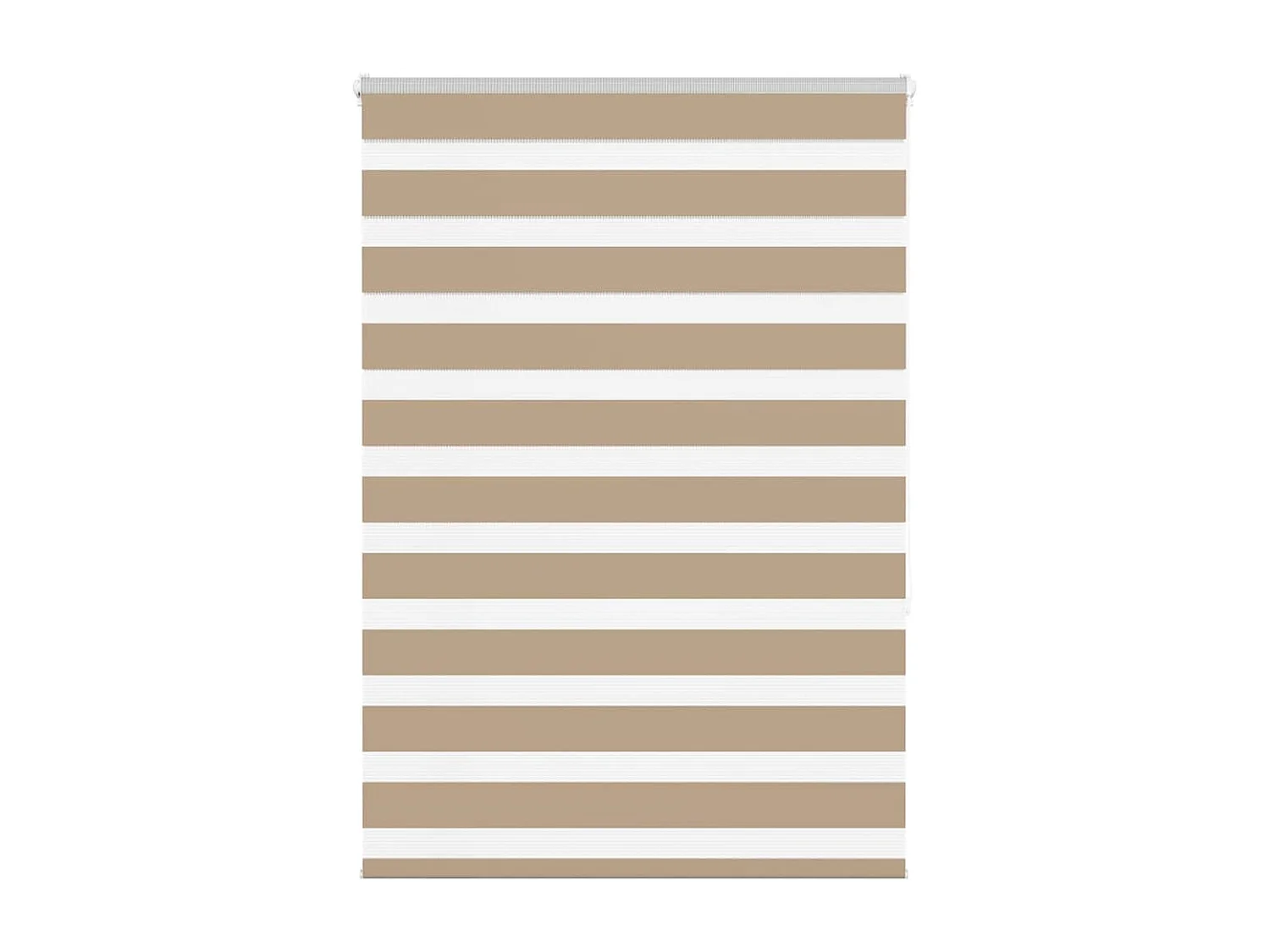 Store zèbre marron sable largeur du tissu 100,9cm polyester