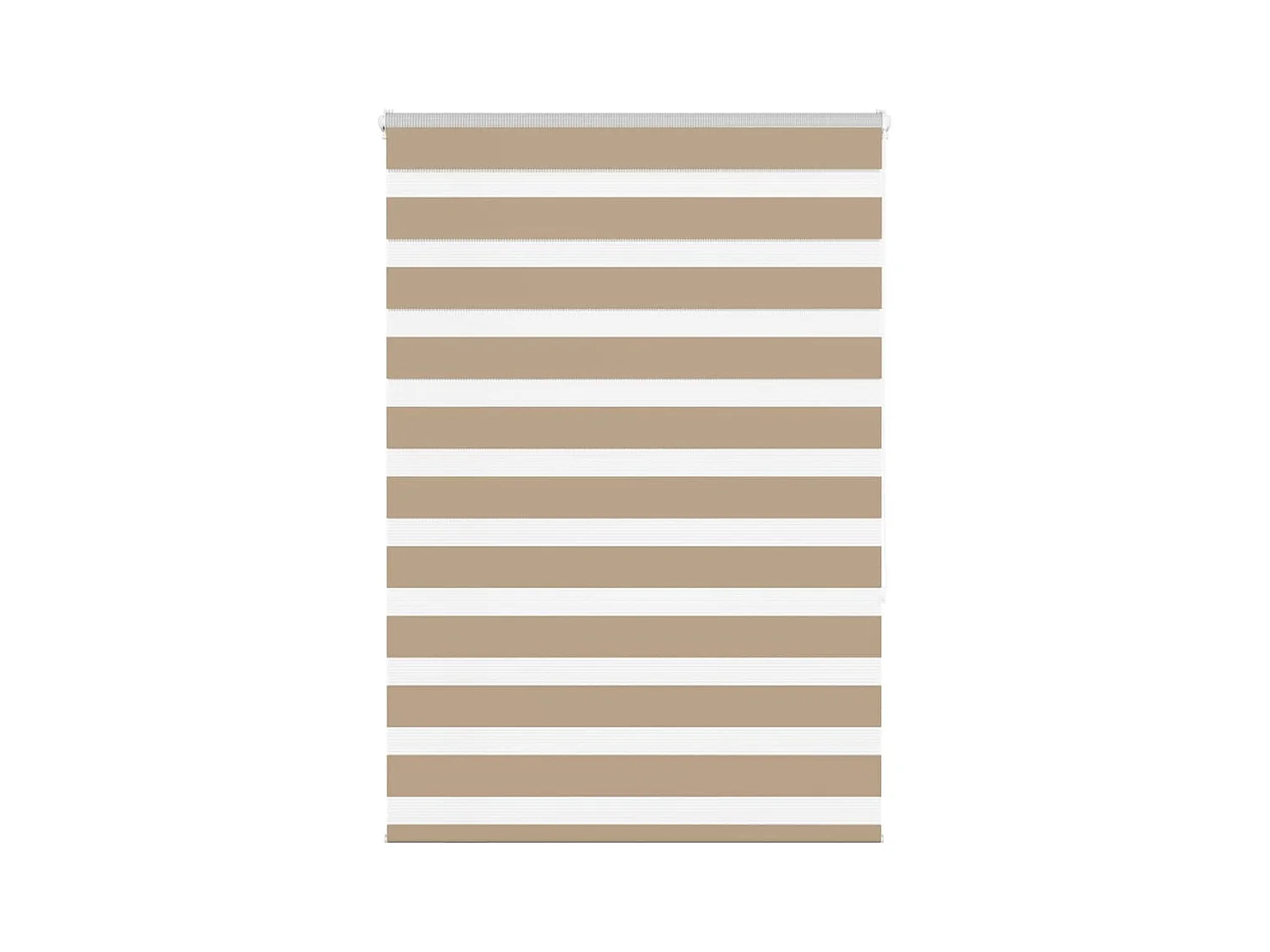 Store zèbre marron sable largeur du tissu 100,9cm polyester