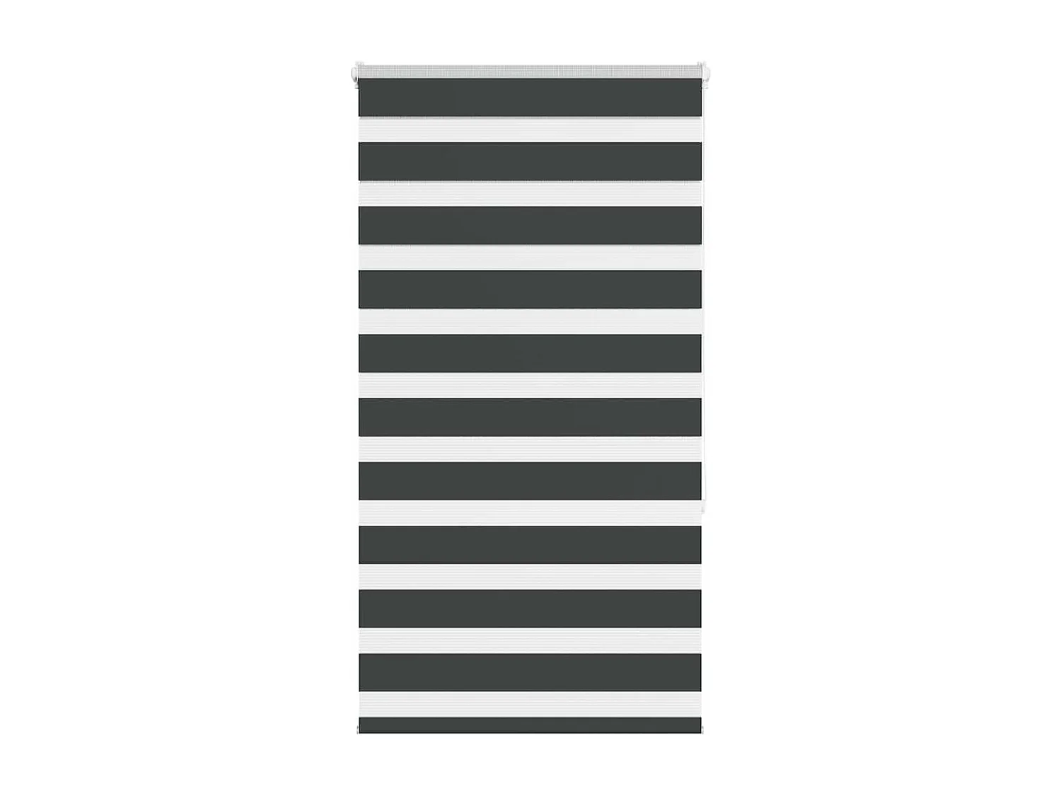 Store zèbre noir 75x150 cm largeur du tissu 70,9 cm polyester