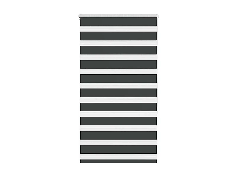 Store zèbre noir 75x150 cm largeur du tissu 70,9 cm polyester