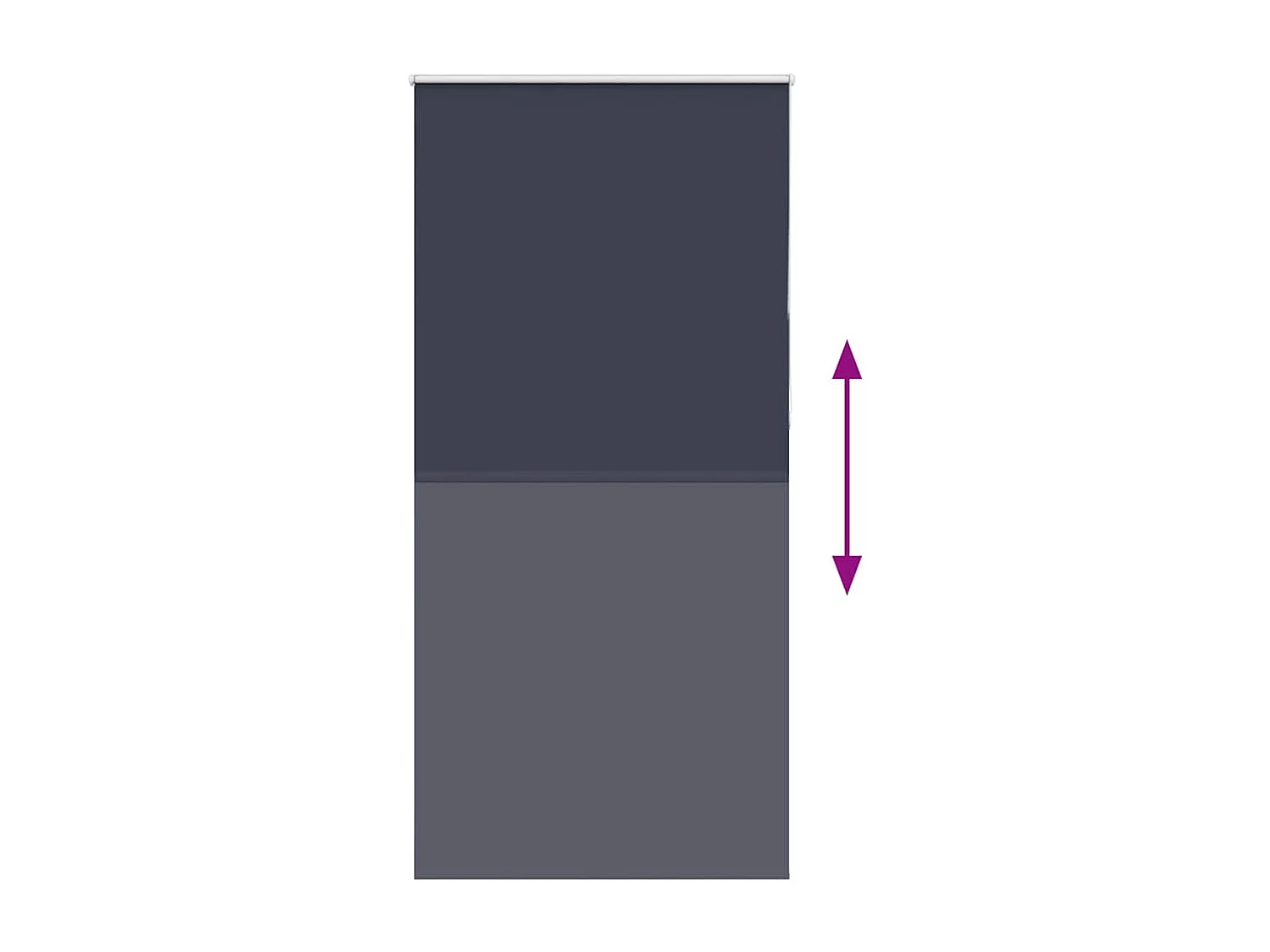 Store enrouleur occultant largeur du tissu 110,7 cm polyester