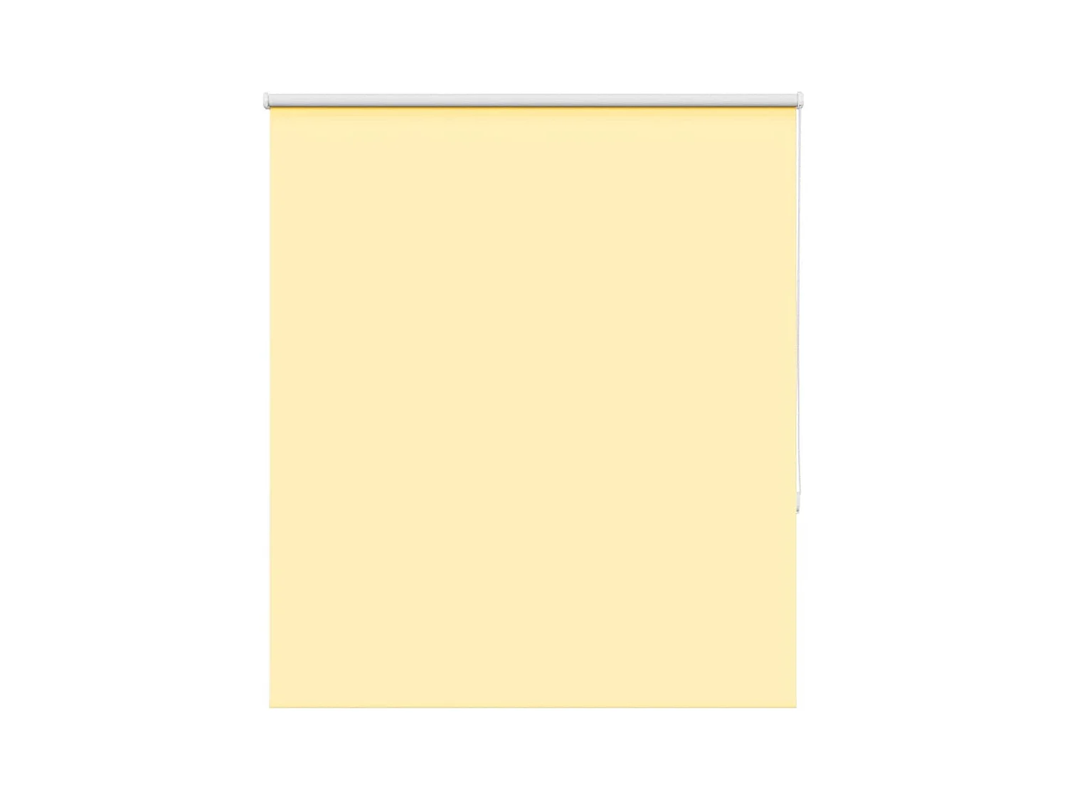 Rolgordijn verduisterend 140x130 cm stofbreedte 136,6 cm geel