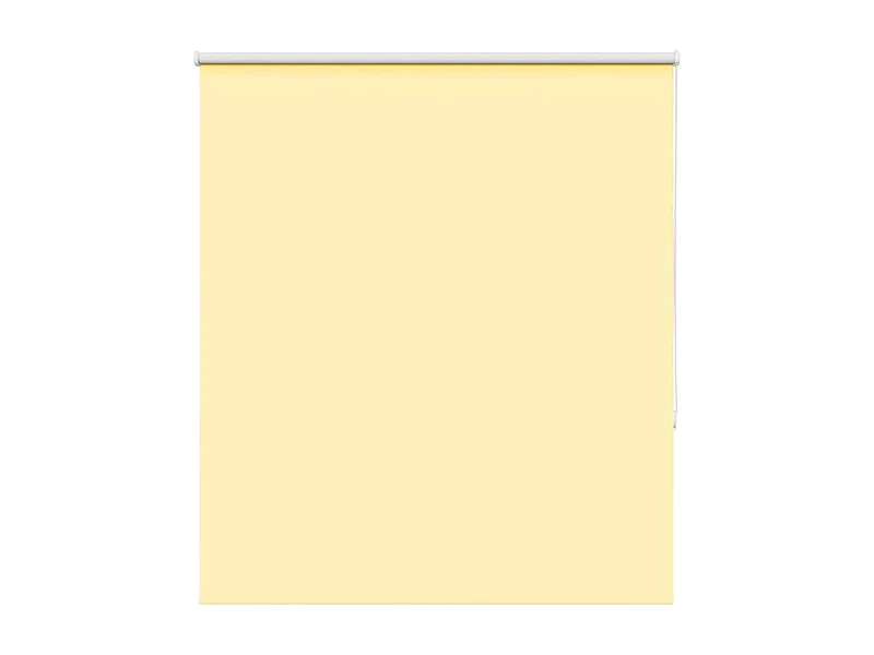 Store enrouleur occultant jaune largeur du tissu 136,6 cm