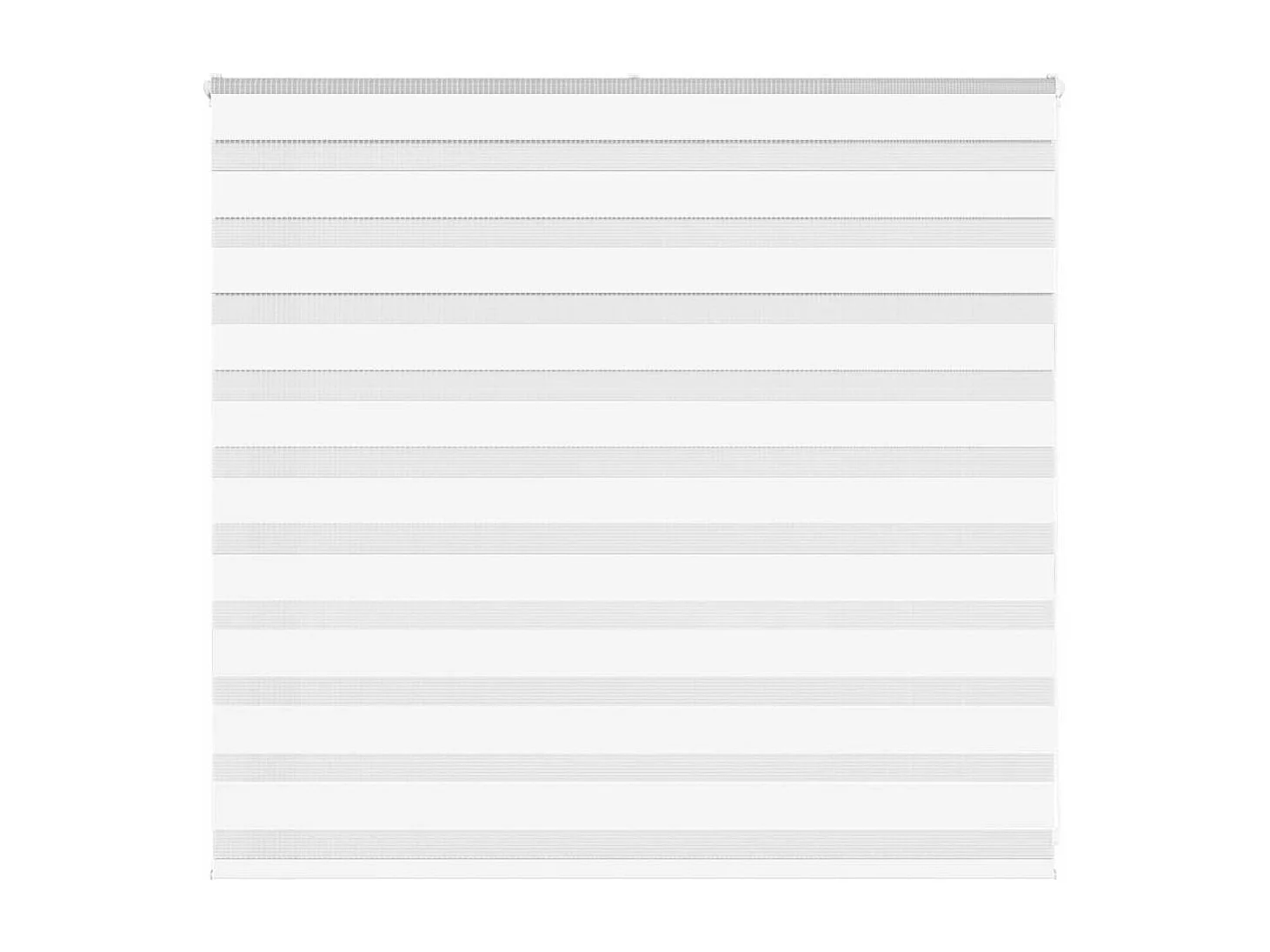 Store zèbre blanc 155x100 cm largeur du tissu 150,9cm polyester