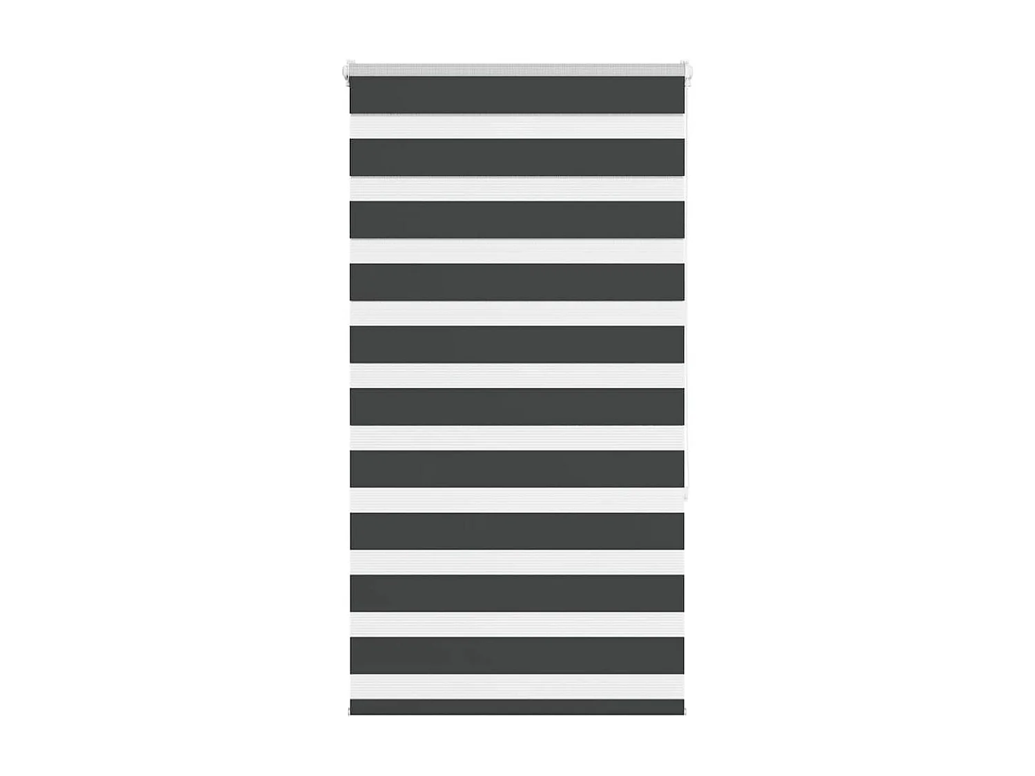 Store zèbre noir 90x150 cm largeur du tissu 85,9 cm polyester