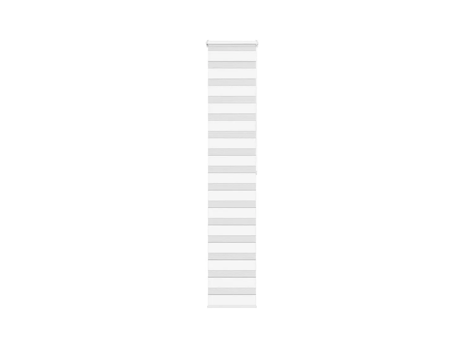 Store zèbre blanc 45x200cm largeur du tissu 40,9 cm polyester