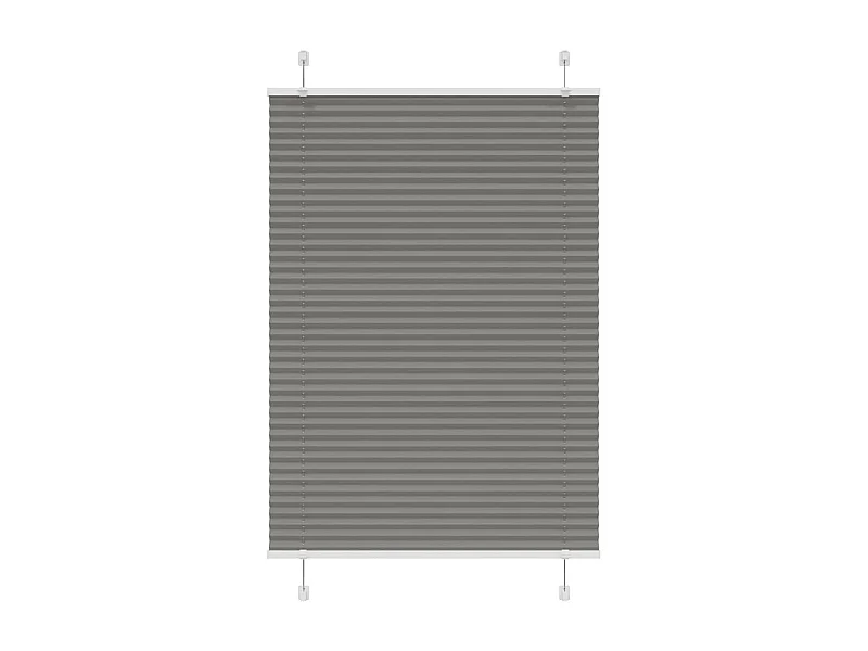 Store plissé anthracite 90x150 cm largeur du tissu 89,4 cm