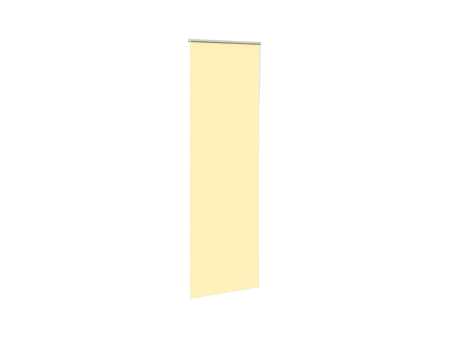 Store enrouleur occultant jaune largeur du tissu 75,7 cm