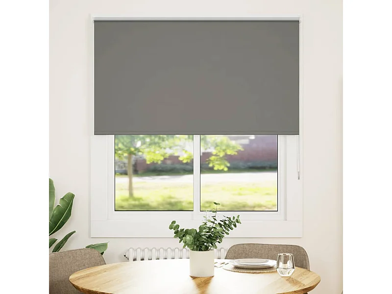Estor Enrollable Opaco gris 120x150 cm Tela Ancho 116,6 cm
