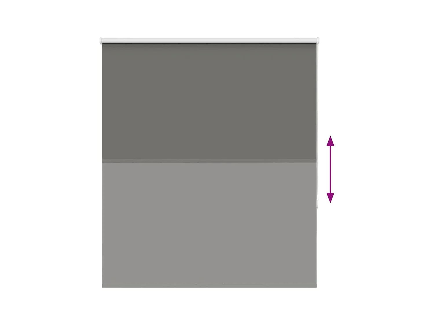 Store enrouleur occultant largeur du tissu 116,6 cm polyester