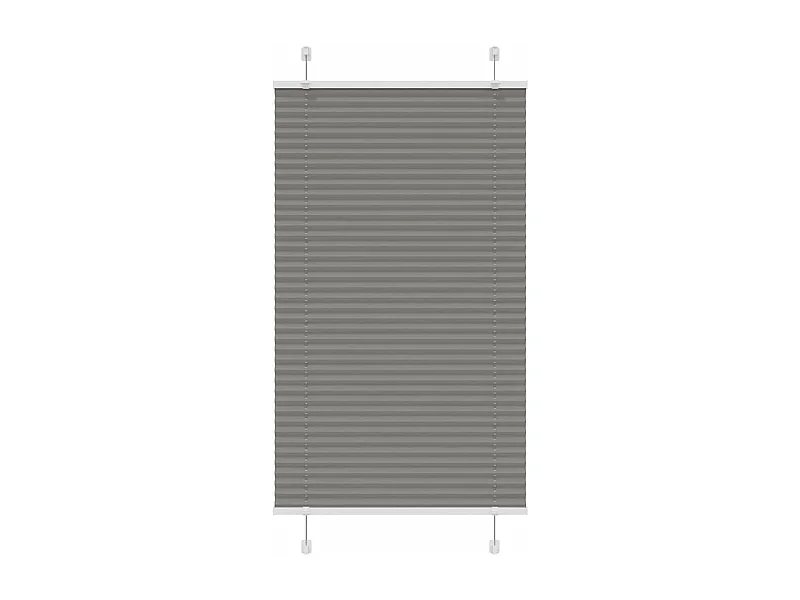 Store plissé anthracite 80x150 cm largeur du tissu 79,4 cm