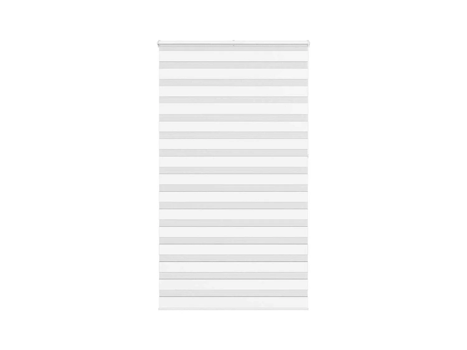 Zebra rolgordijn 135x230 cm stofbreedte 130,9cm polyester wit