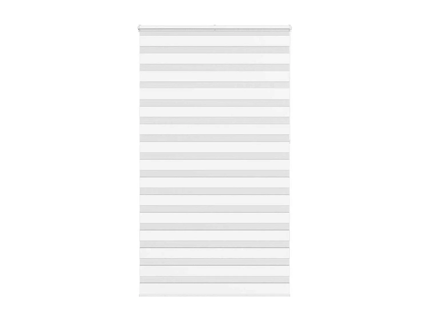 Store zèbre blanc 135x230 cm largeur du tissu 130,9cm polyester