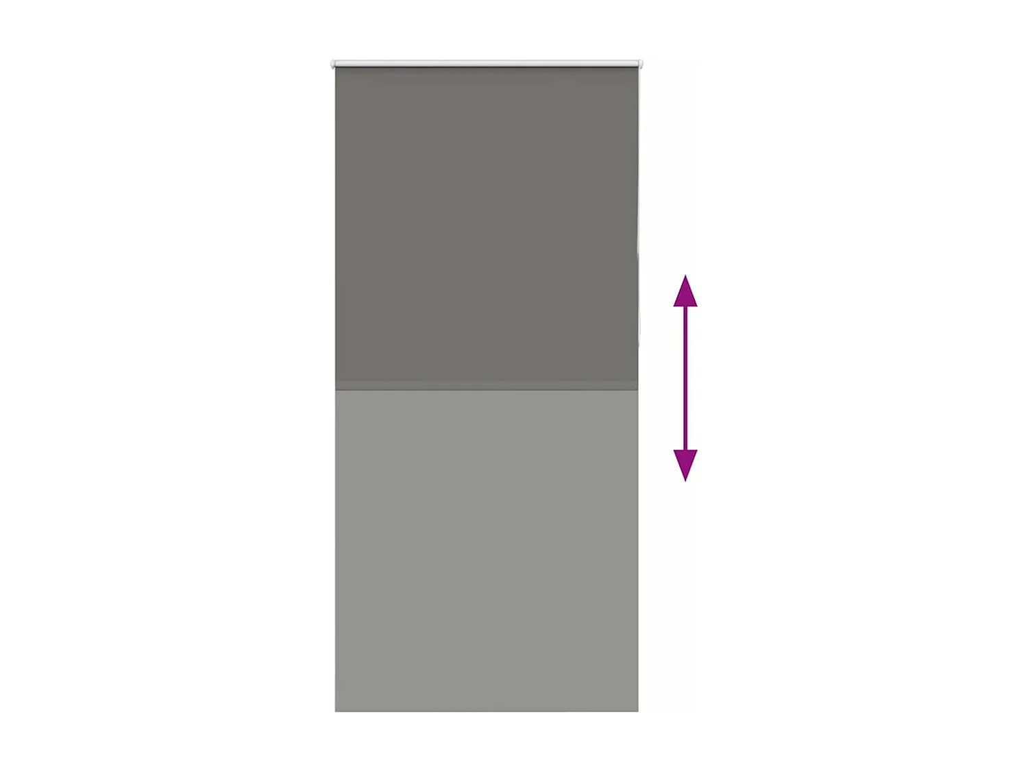 Store enrouleur occultant largeur du tissu 95,7 cm polyester