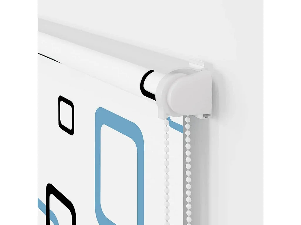 Store enrouleur de douche avec cassette largeur du tissu 86 cm