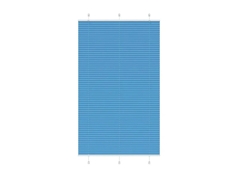 Store plissé bleu 120x200 cm largeur du tissu 119,4cm polyester