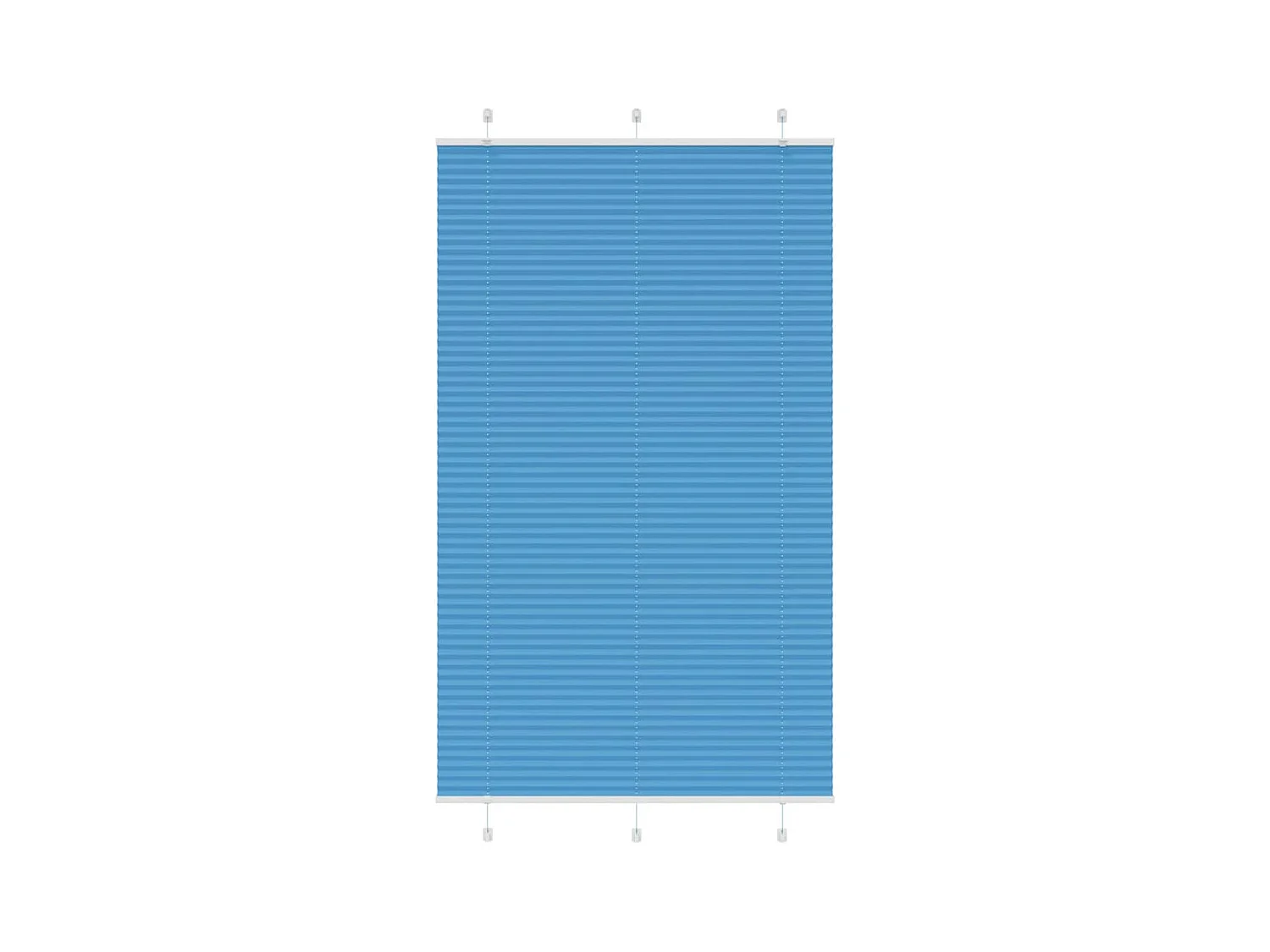 Store plissé bleu 120x200 cm largeur du tissu 119,4cm polyester