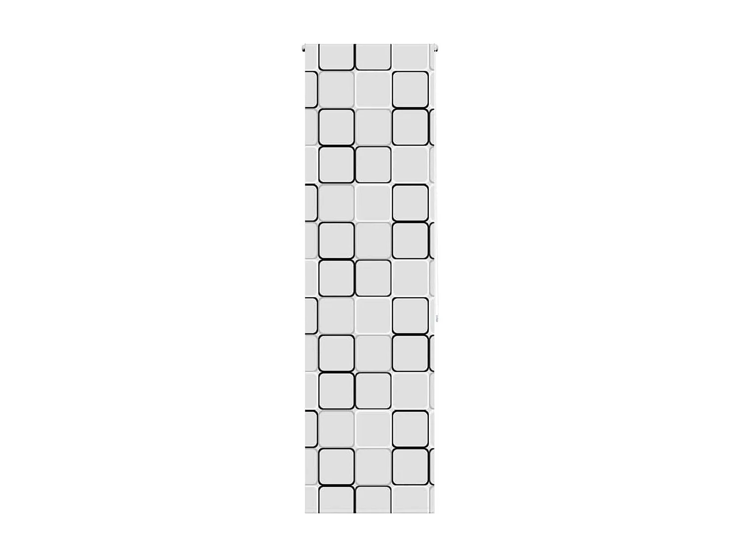 Estor enrollable para ducha tela 80x240 cm ancho 76 cm