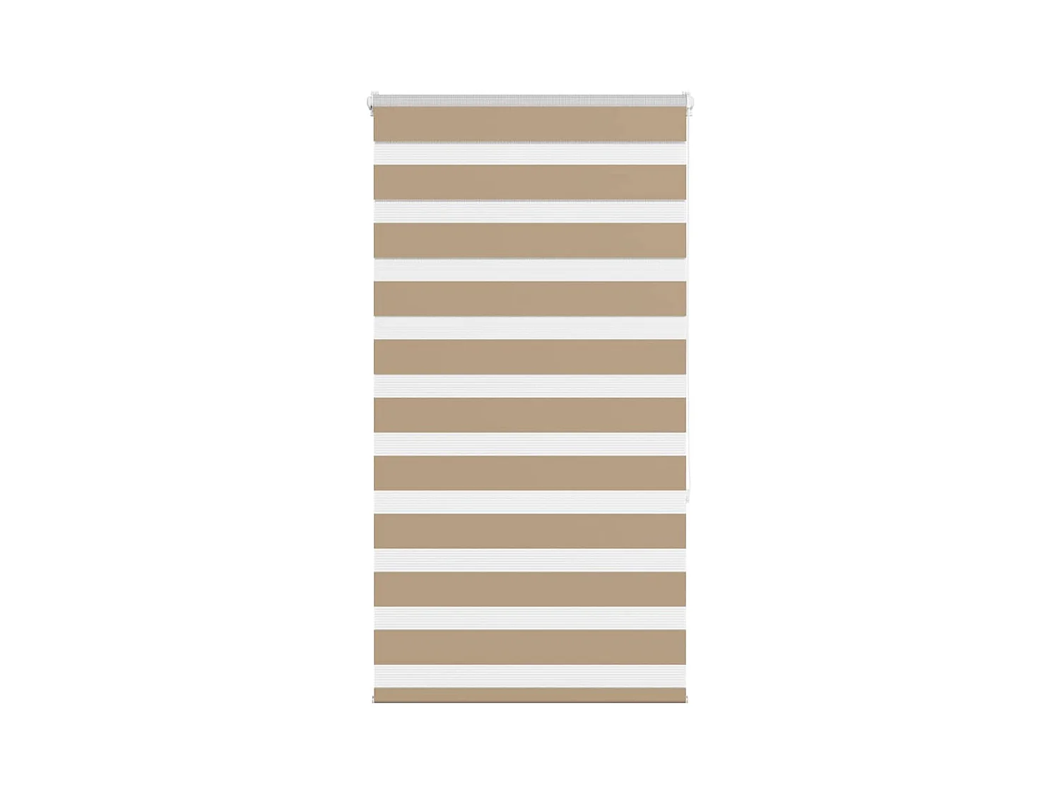 Store zèbre marron sable largeur du tissu 80,9 cm polyester