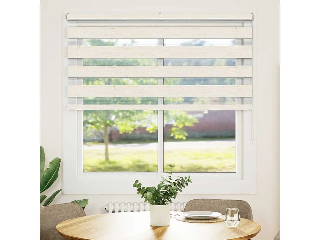 Cortina de zebra 140x100 cm largura do tecido 135,9cm poliéster