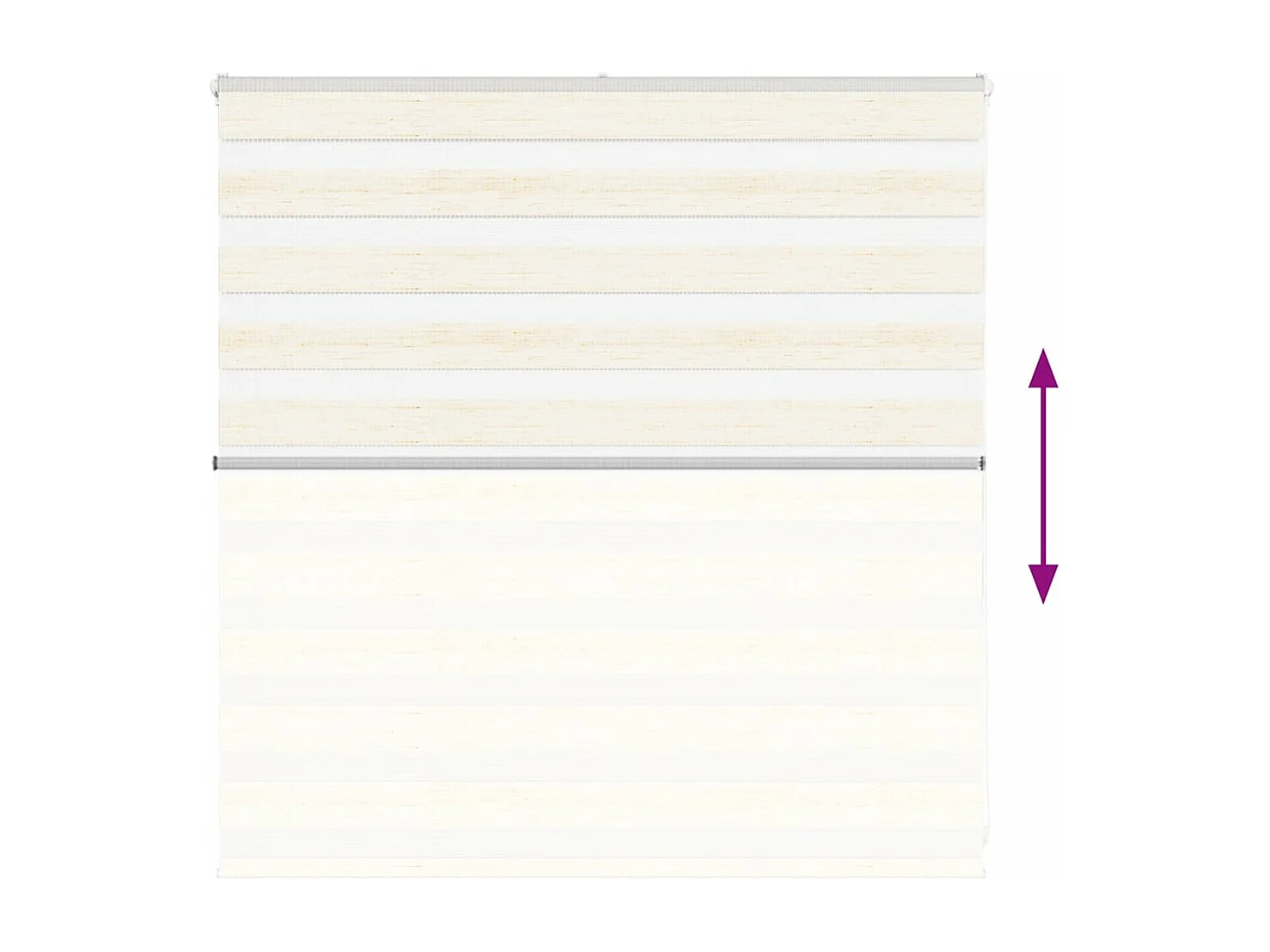 Cortina de zebra 140x100 cm largura do tecido 135,9cm poliéster