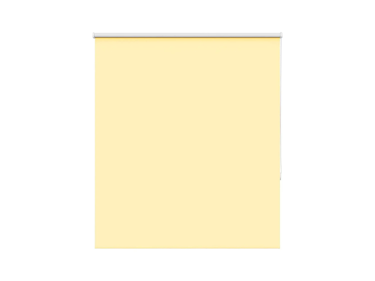 Rolgordijn verduisterend 135x130 cm stofbreedte 131,6 cm geel