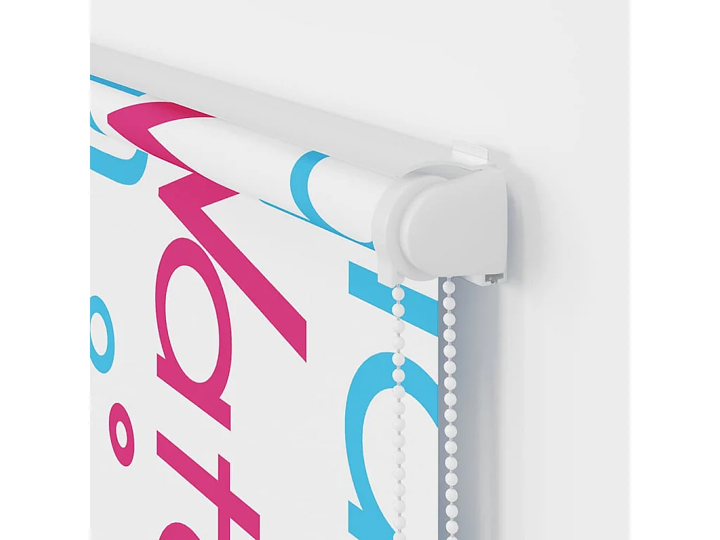 Store enrouleur de douche avec cassette largeur du tissu 96 cm