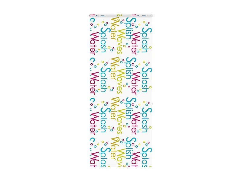 Store enrouleur de douche avec cassette largeur du tissu 96 cm