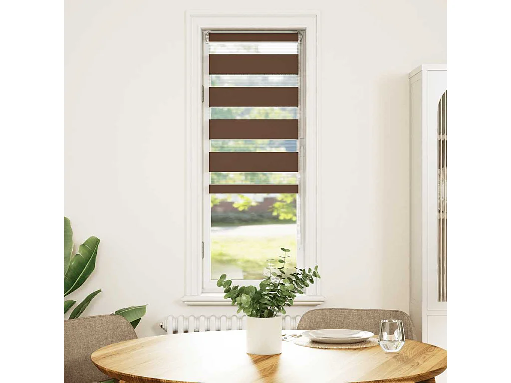 Cortina de zebra 45x150 cm largura do tecido 40,9 cm poliéster