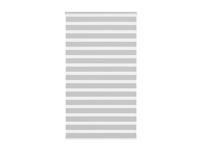 Store zèbre gris clair largeur du tissu 125,9 cm polyester